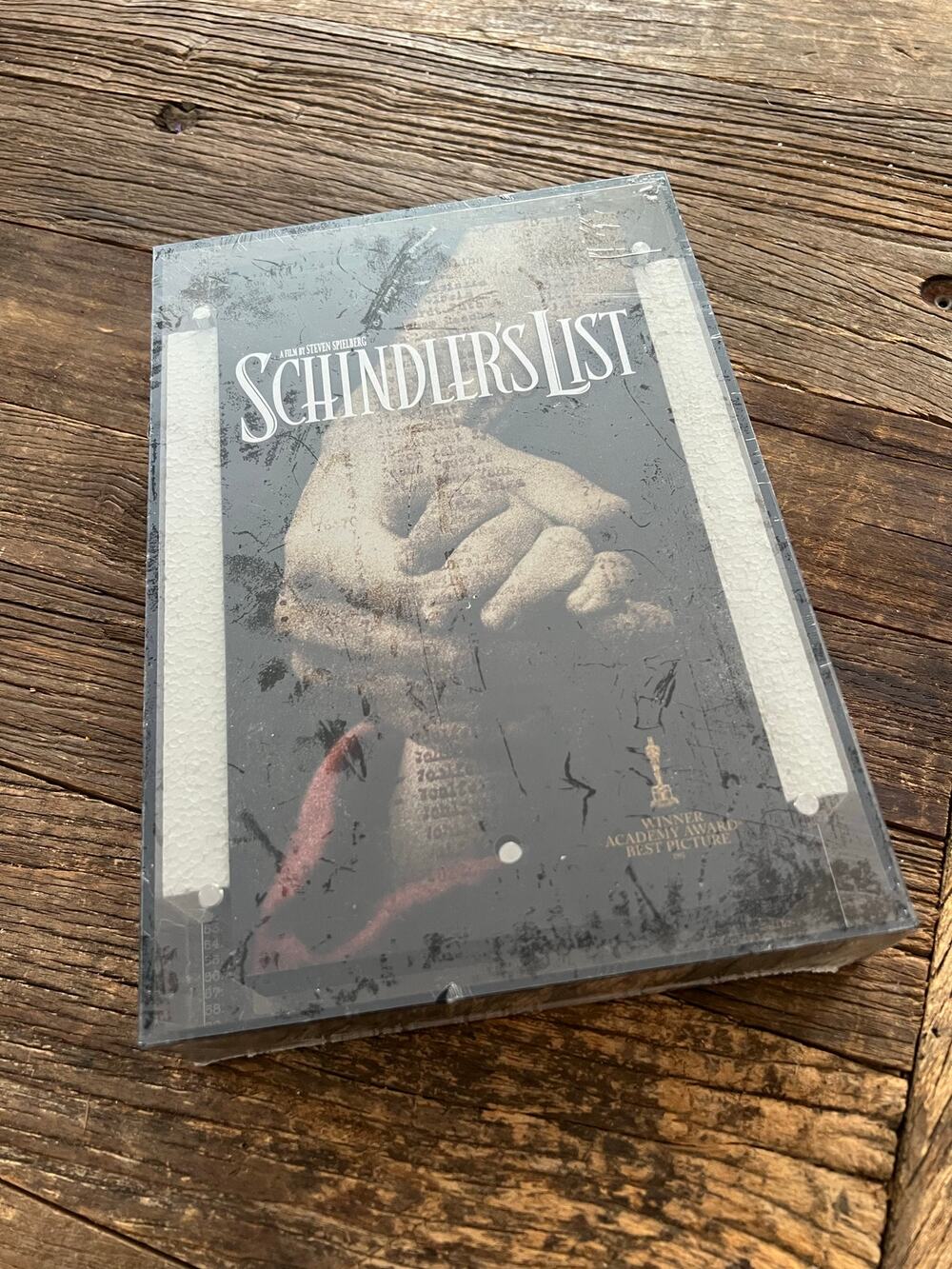 NEW Schindler's List Limited Edition Collectors DVD in Plexiglass Case JL